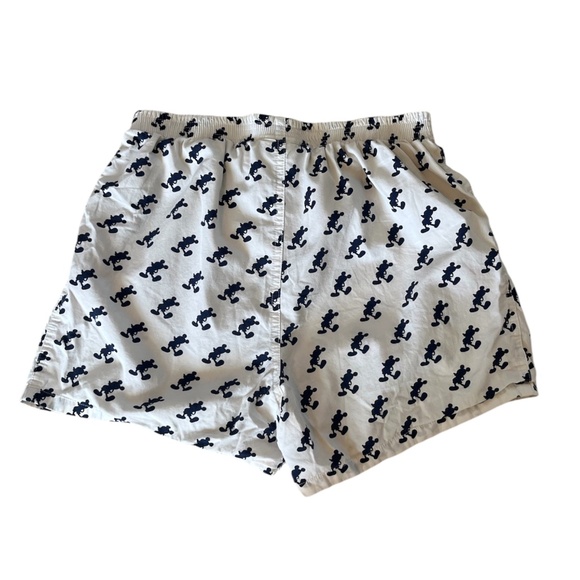 Disney Parks White Mickey Mouse Boxer Shorts with Mickey Pattern | Size Small - Picture 2 of 5